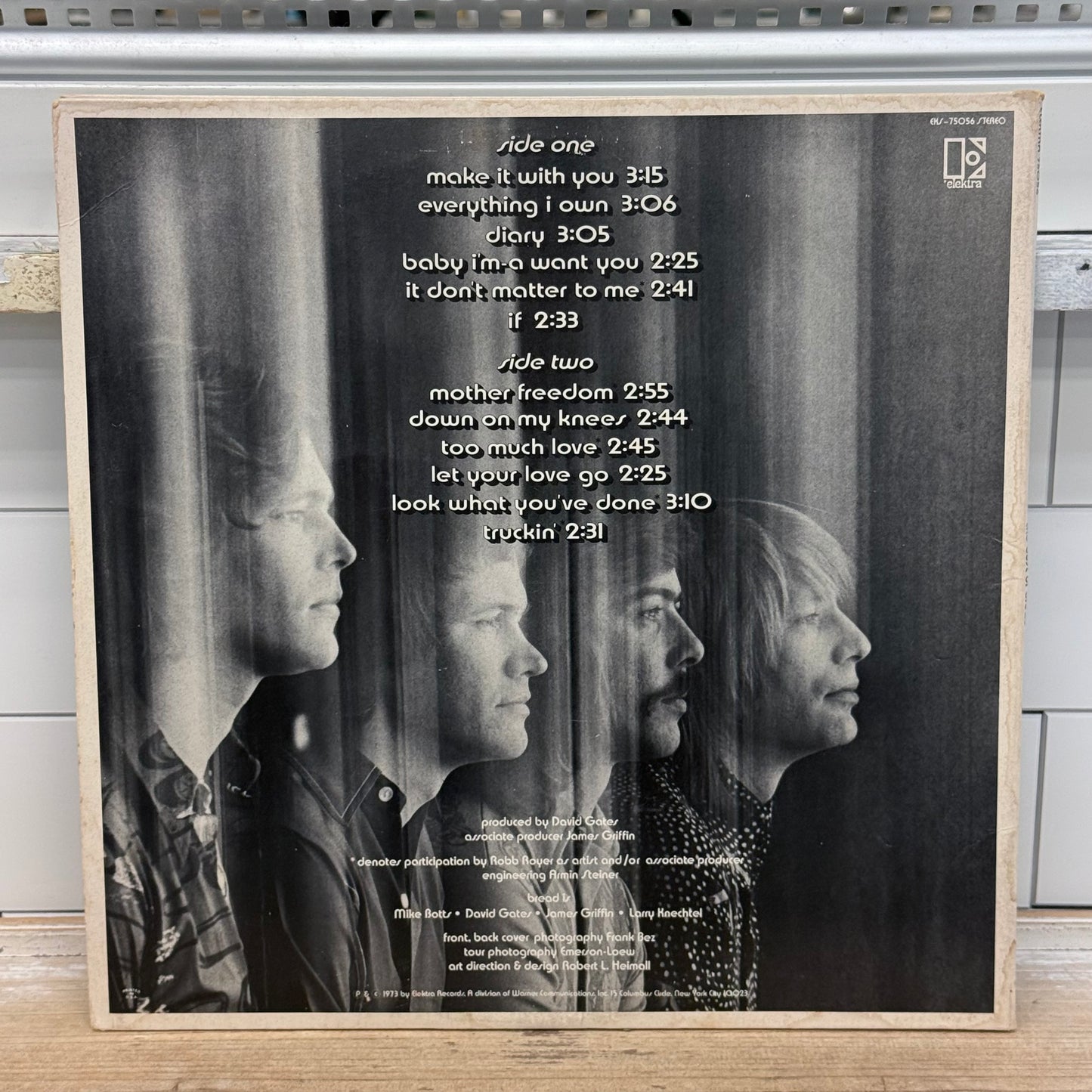 The Best of Bread Vinyl Record 1973 #EKS75056