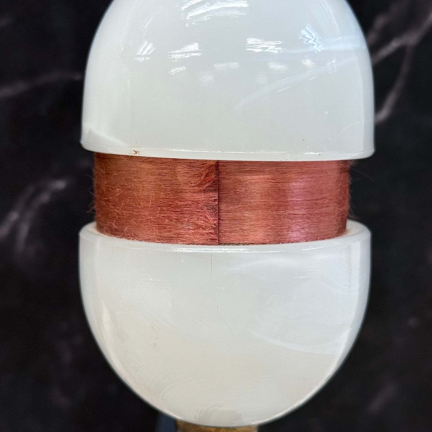 Vintage Milk Glass Accent Lamps Set of 2