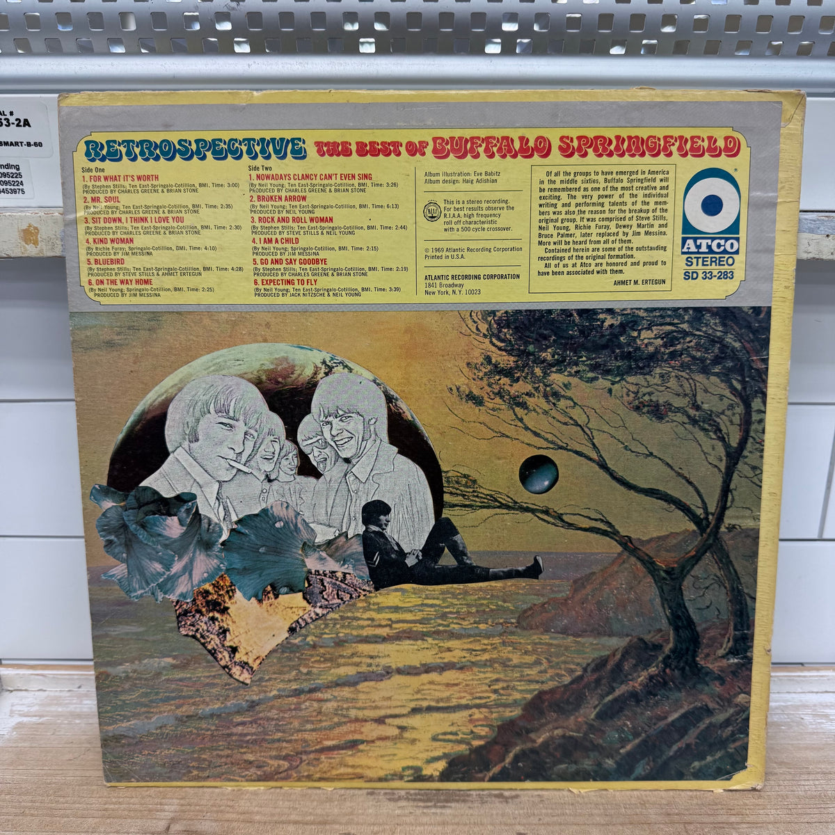 Buffalo Springfield Retrospective Vinyl Record, 1969 - SD 33-283