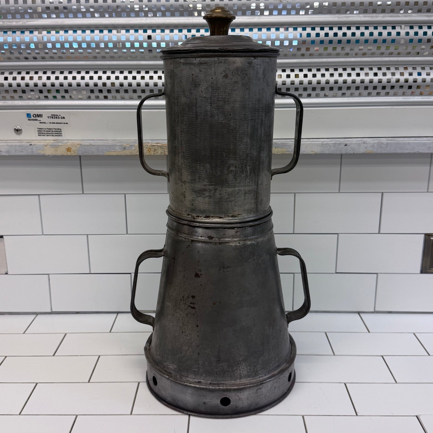 Commercial Coffee Tea Urn Brass Spigot 1920s Antique