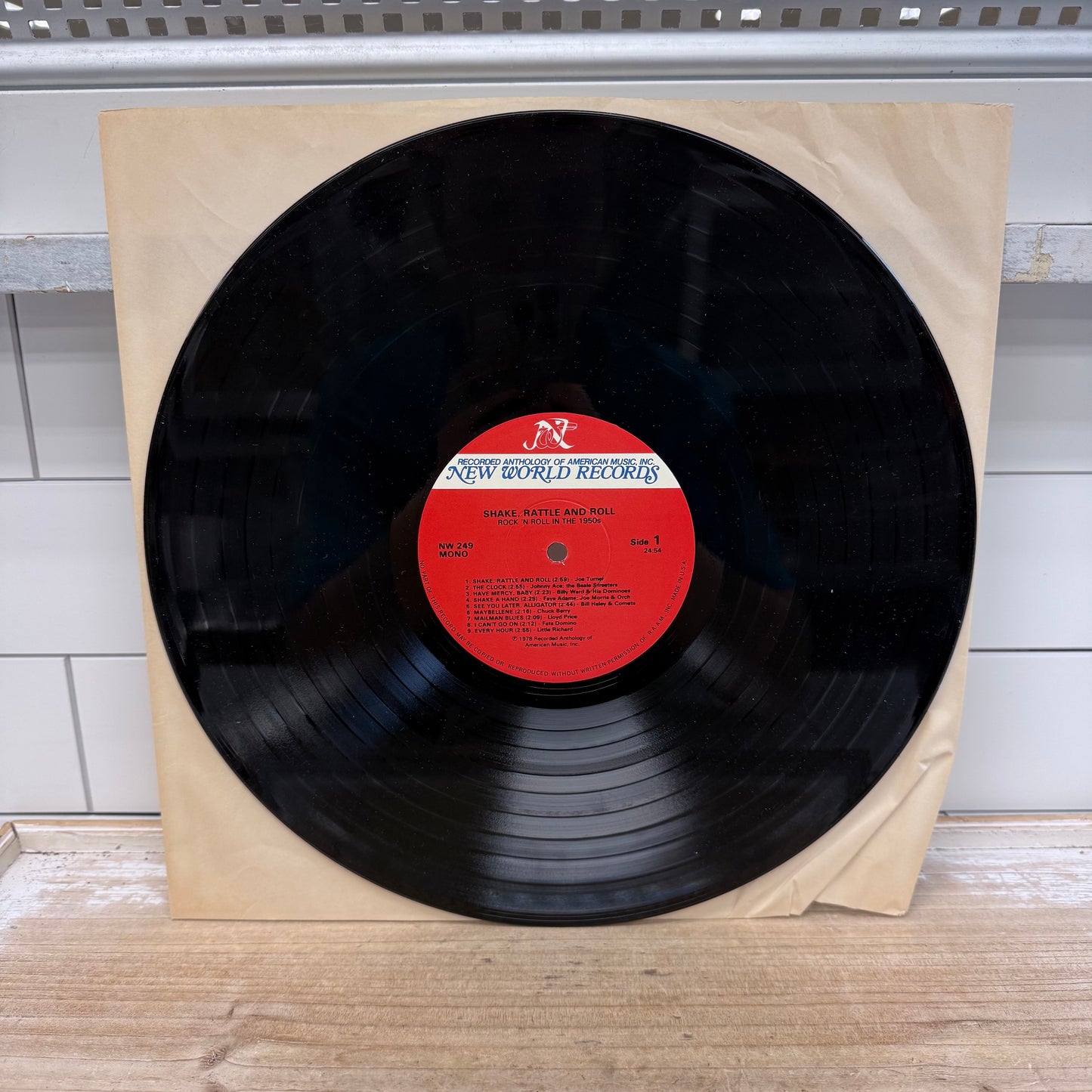 Shake, Rattle & Roll Rock ‘n’ Roll in the 1950s Vinyl Record 1978