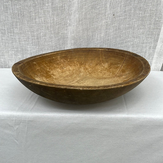 Handcrafted Wooden Dough Bowl 11”