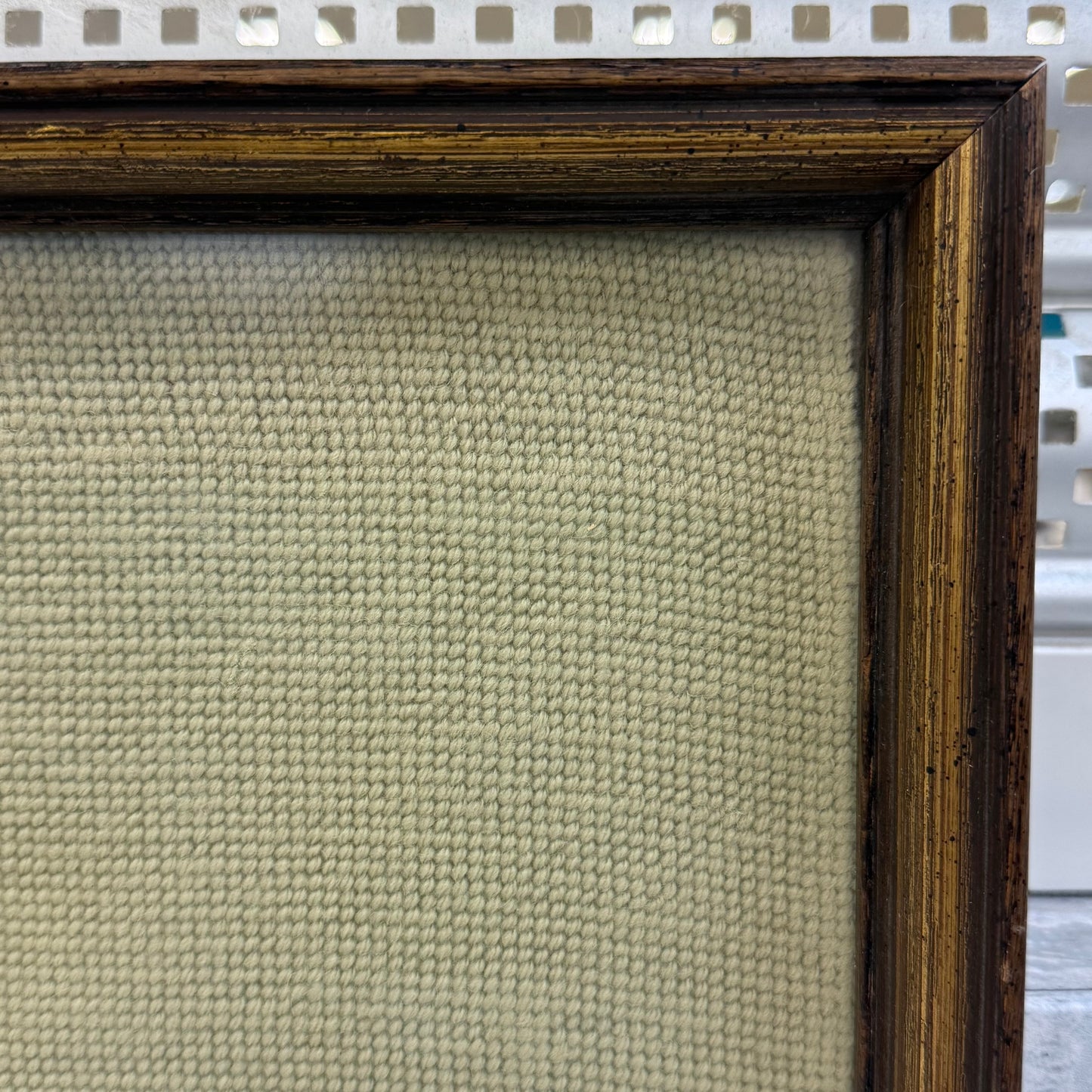 Tiger Needlepoint Framed Textile Wall Art