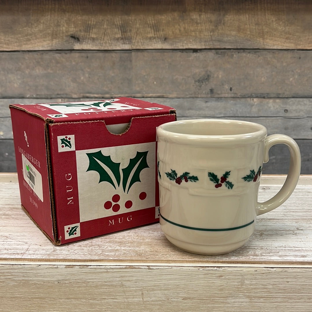 Vintage Longaberger Holiday Drinkware Selection