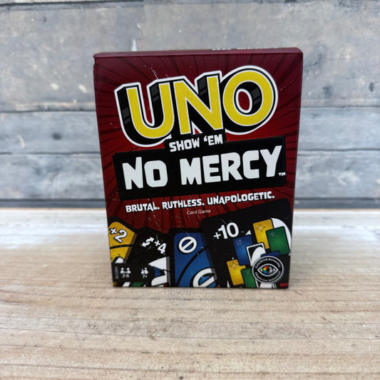 Mattel Uno No Mercy Card Game, Complete in Box