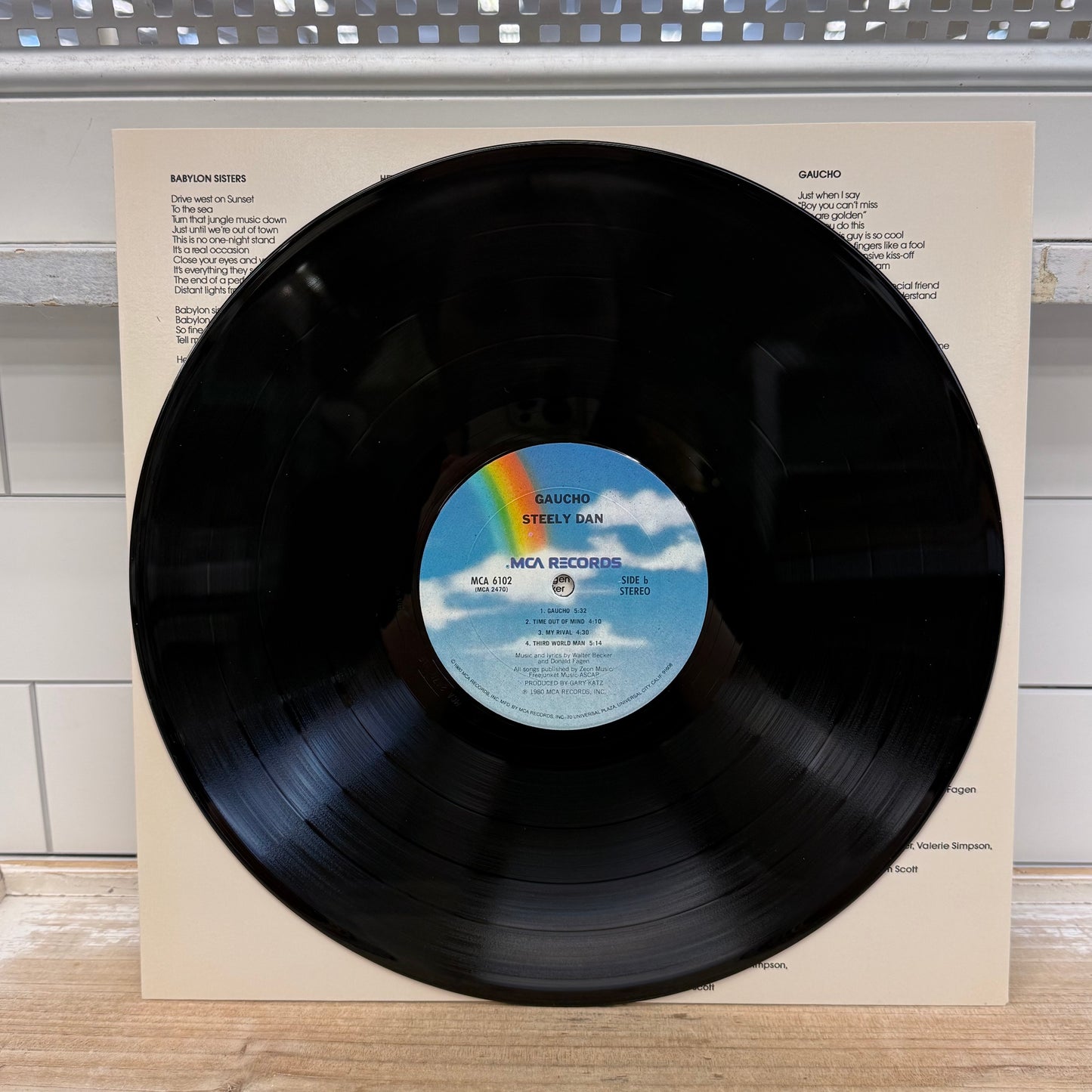 Steely Dan Gaucho Vinyl Record LP 1980