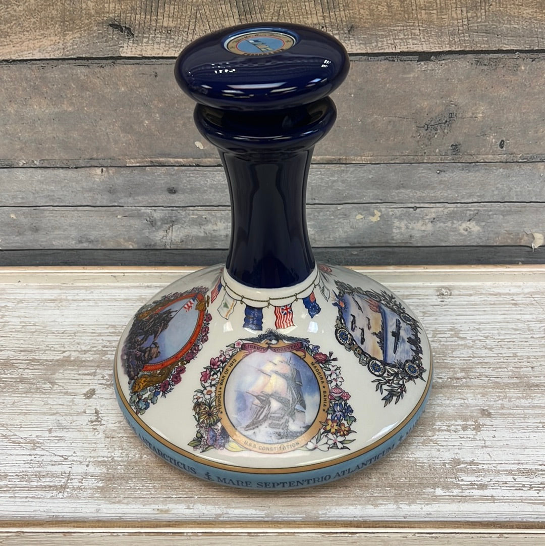 Vintage Pusser’s Rum Staffordshire Porcelain ‘John Paul Jones’ Decanter