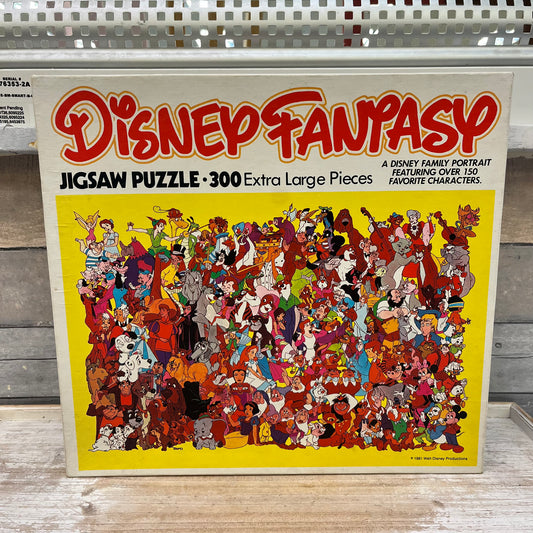 Vintage Disney Fantasy 300 Piece Jigsaw Puzzle, 1981