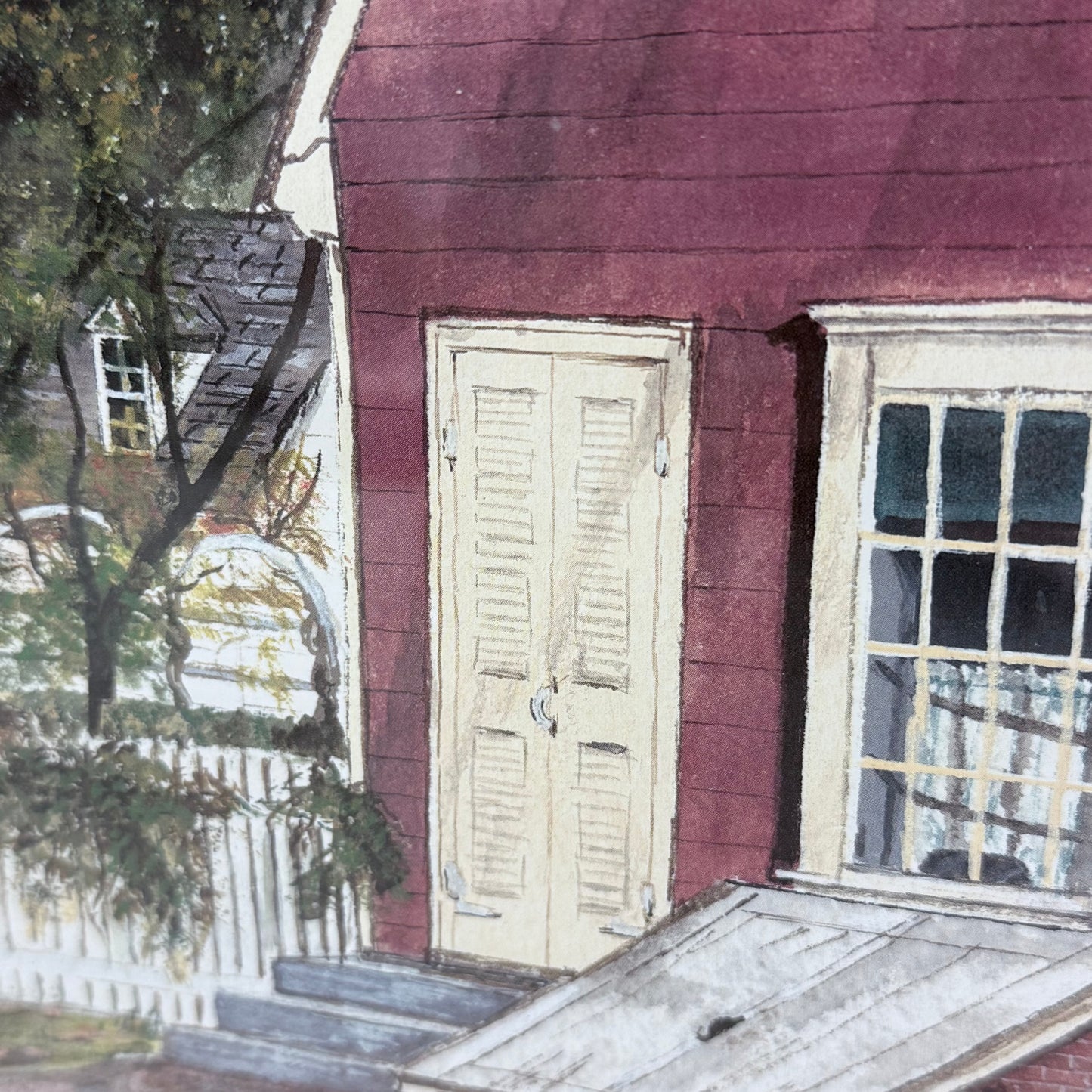 N. Hulshizer Isham Goddin Shop Williamsburg Print 1990s