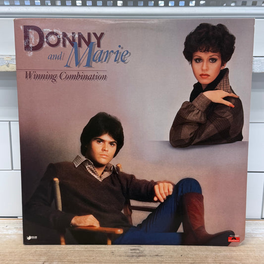 Donny & Marie Winning Combination Vinyl Record LP 1977 #PD-16127