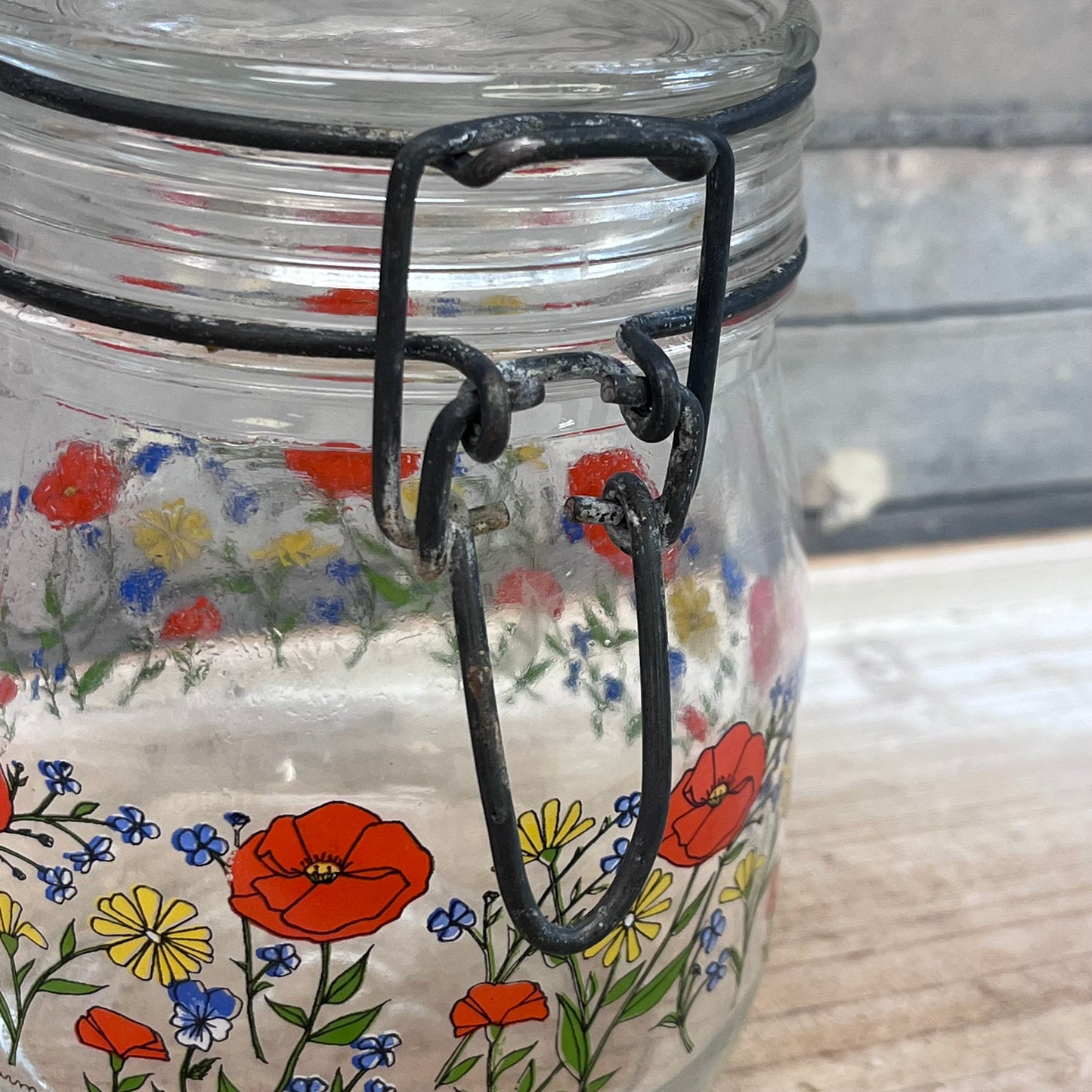 ARC Poppy Flowers Glass Jar Selection