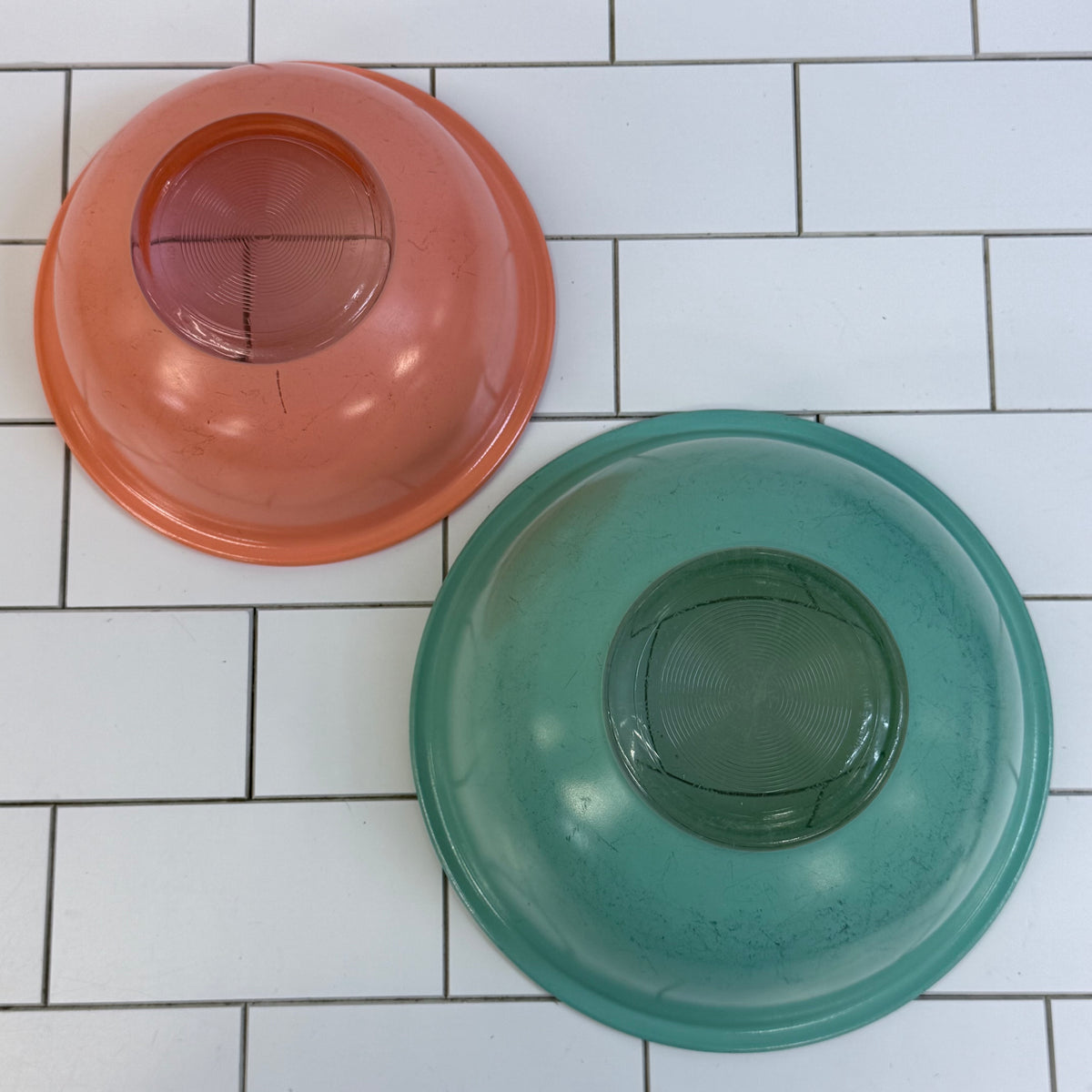 Pyrex Clear Bottom Mixing Bowls Set of 2
