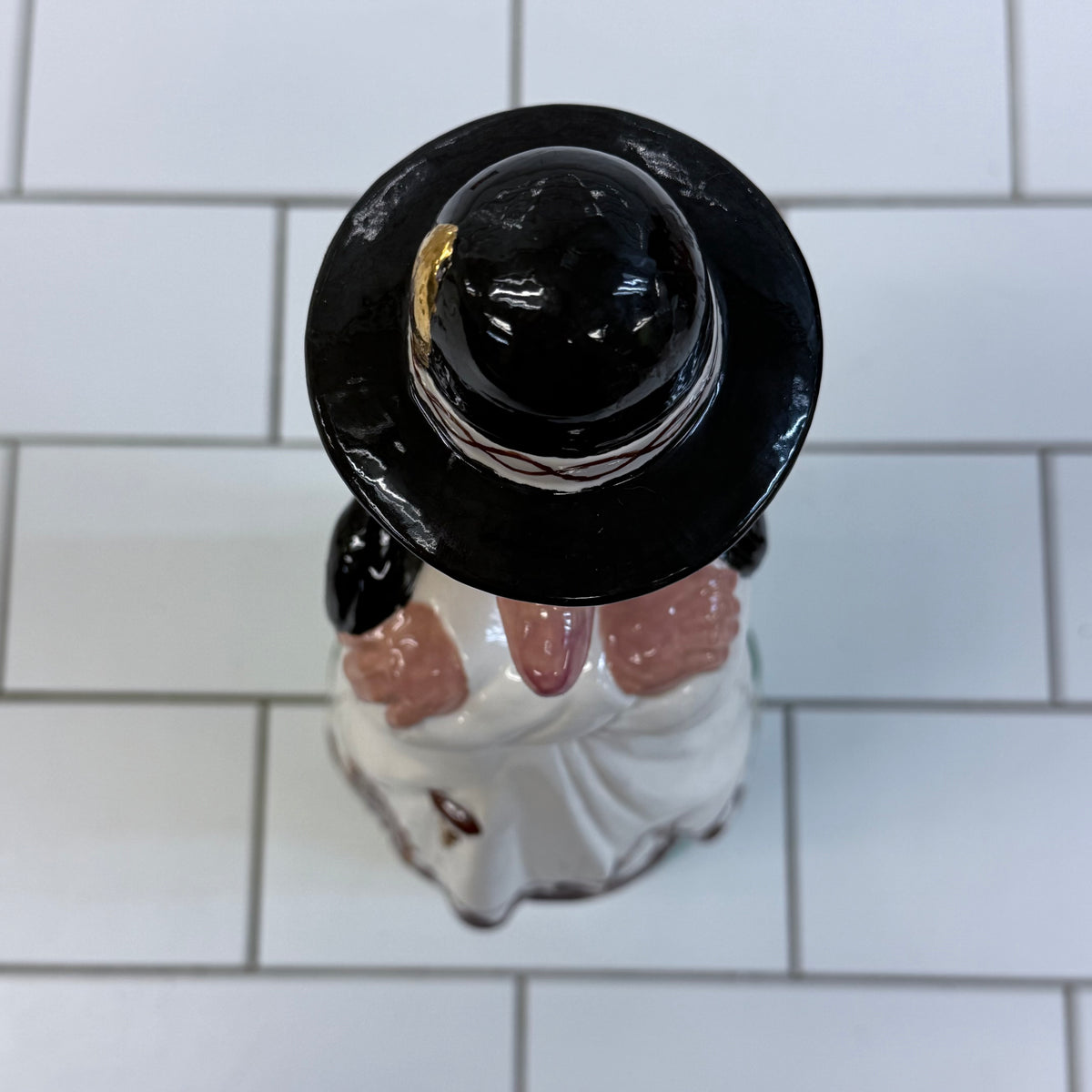Fire Water Ceramic Figural Decanter R J Ceramics