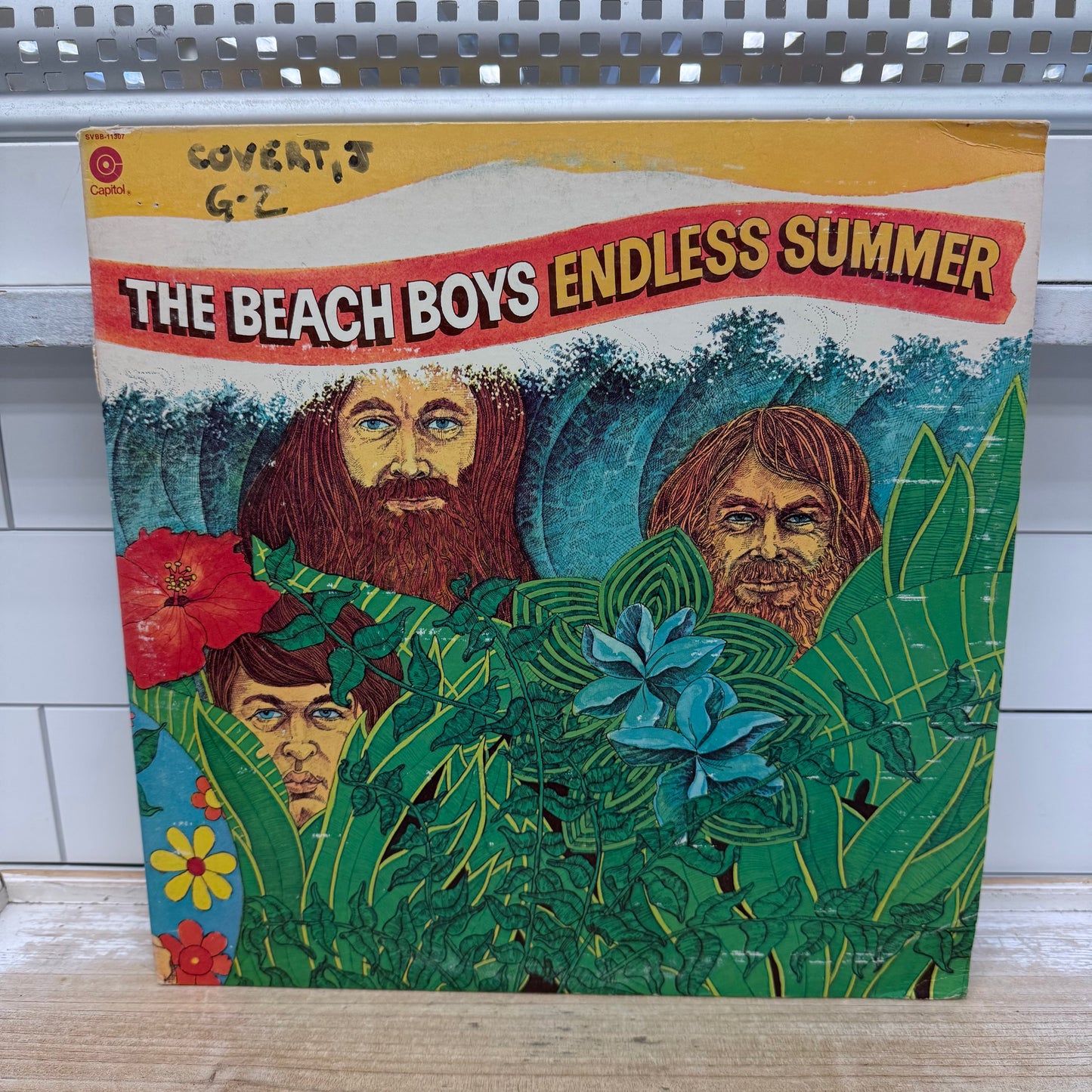 Beach Boys Endless Summer 1974 Double Vinyl LP w Poster