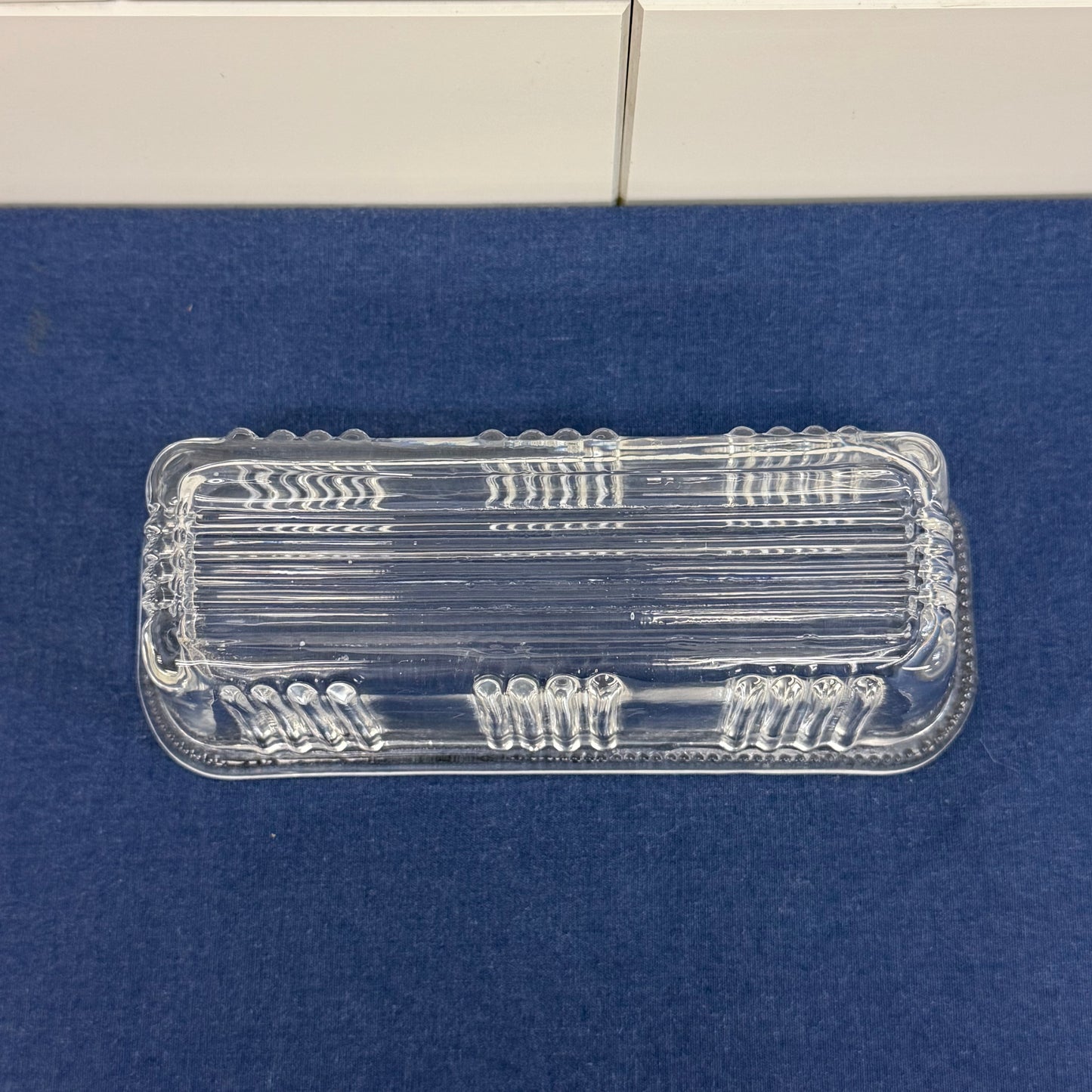 Rodney Kent Hammered Aluminum Butter Dish, 1950s