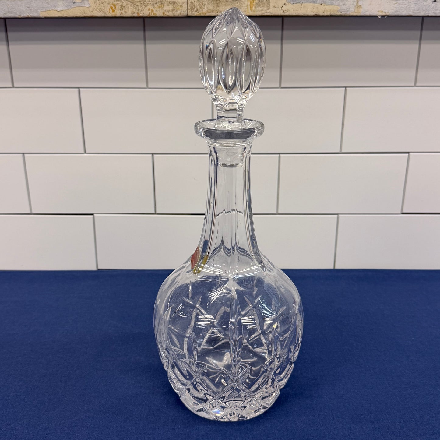 Gorham King Edward Cut Crystal Decanter with Stopper