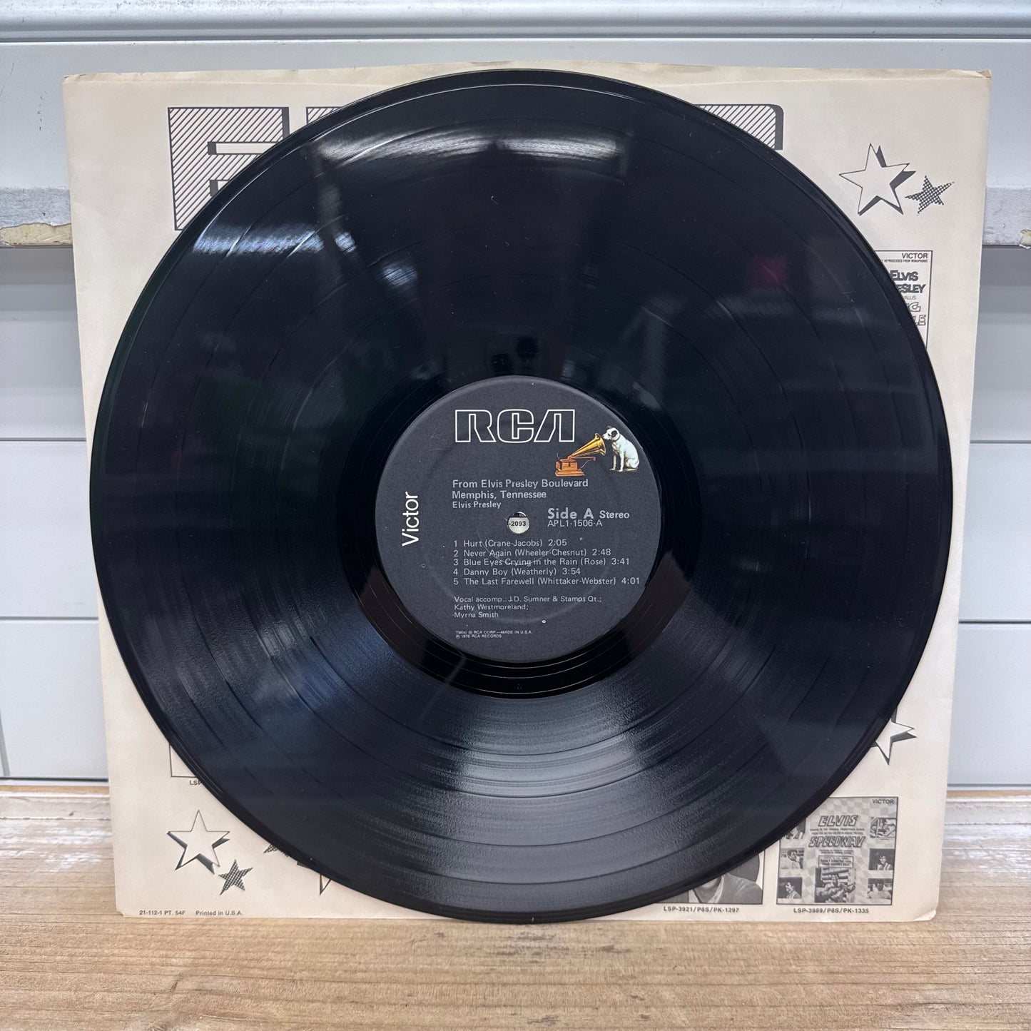 Elvis Presley From Elvis Presley Boulevard Vinyl Record 1976