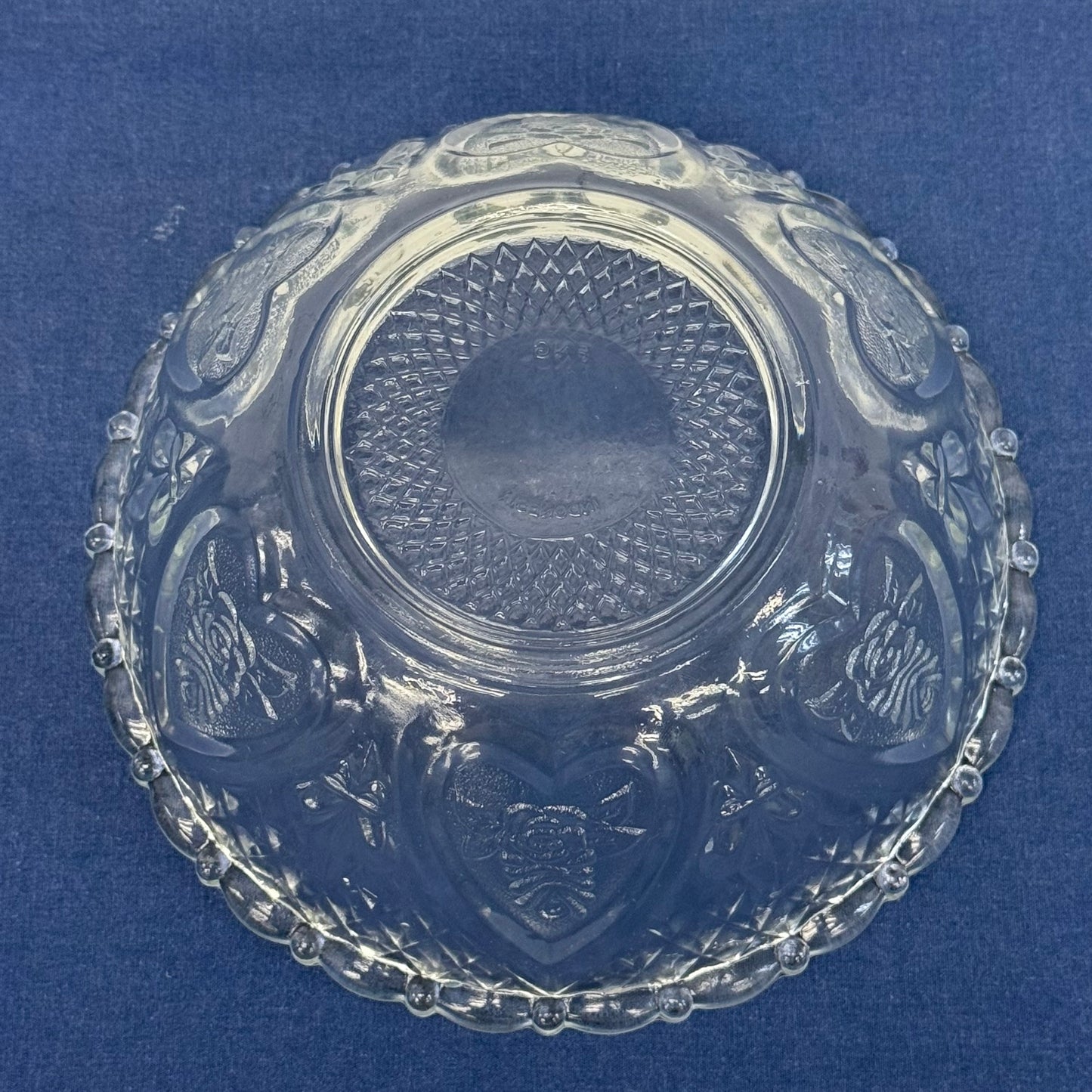 FNG Bowl, Pressed Glass