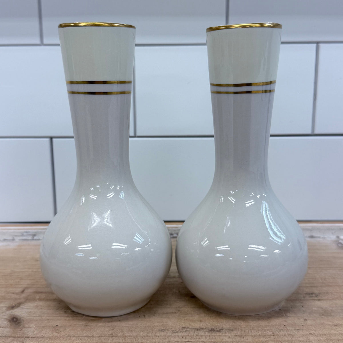 Mayer China Bud Vases Pair 1988