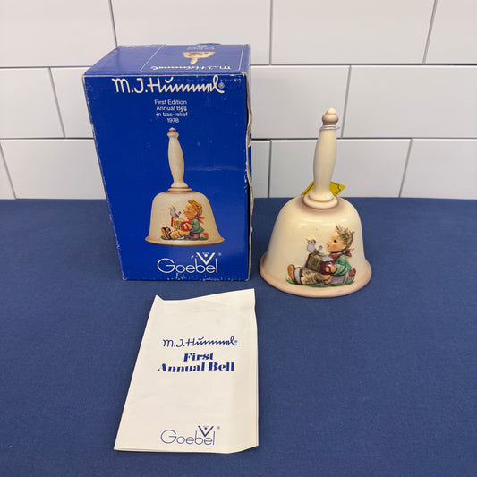 Goebel Hummel First Edition Annual Bell HUM 700 Box 1978