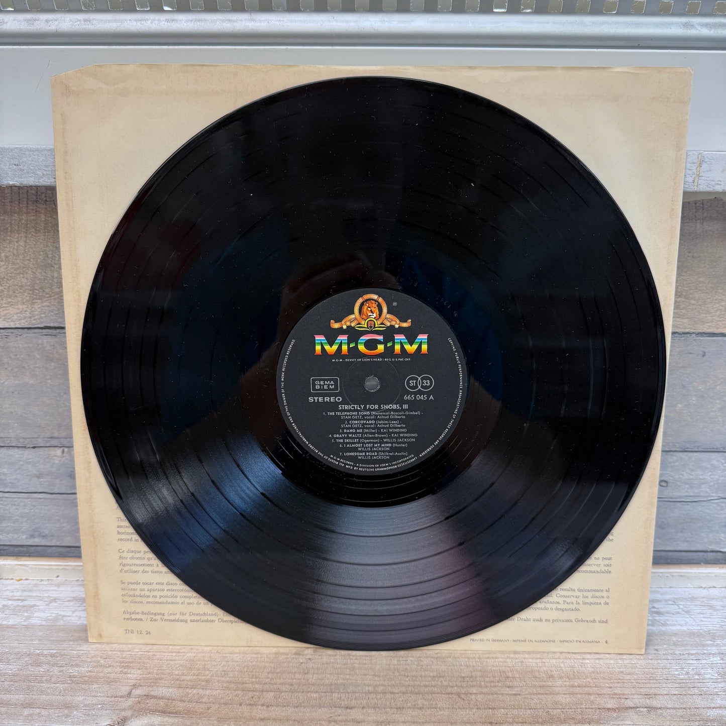 Strictly for Snobs Volume 3 Compilation Vinyl Record, 1965