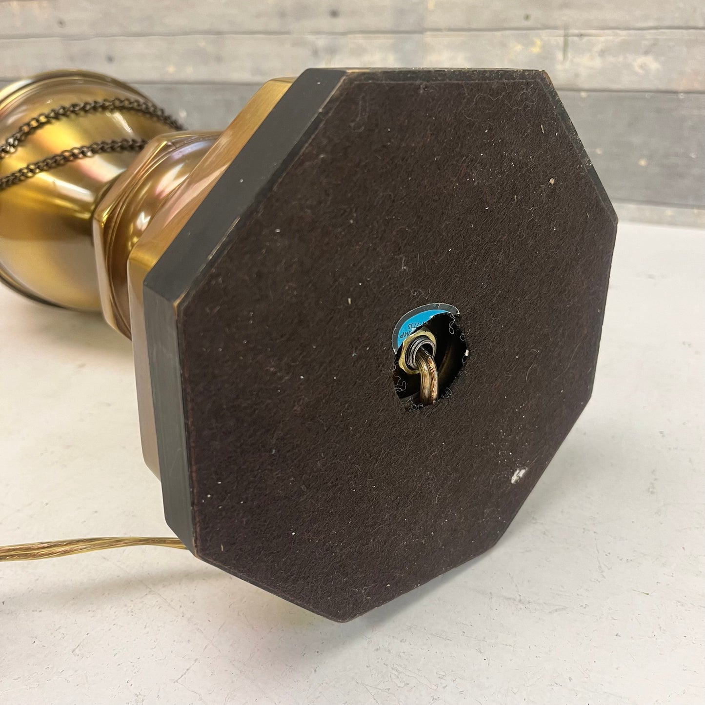 Stiffel Style Solid Brass Table Lamp