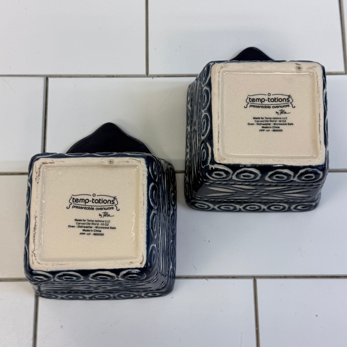 Temp-tations Old World Lidded Baking Dishes Basket Set