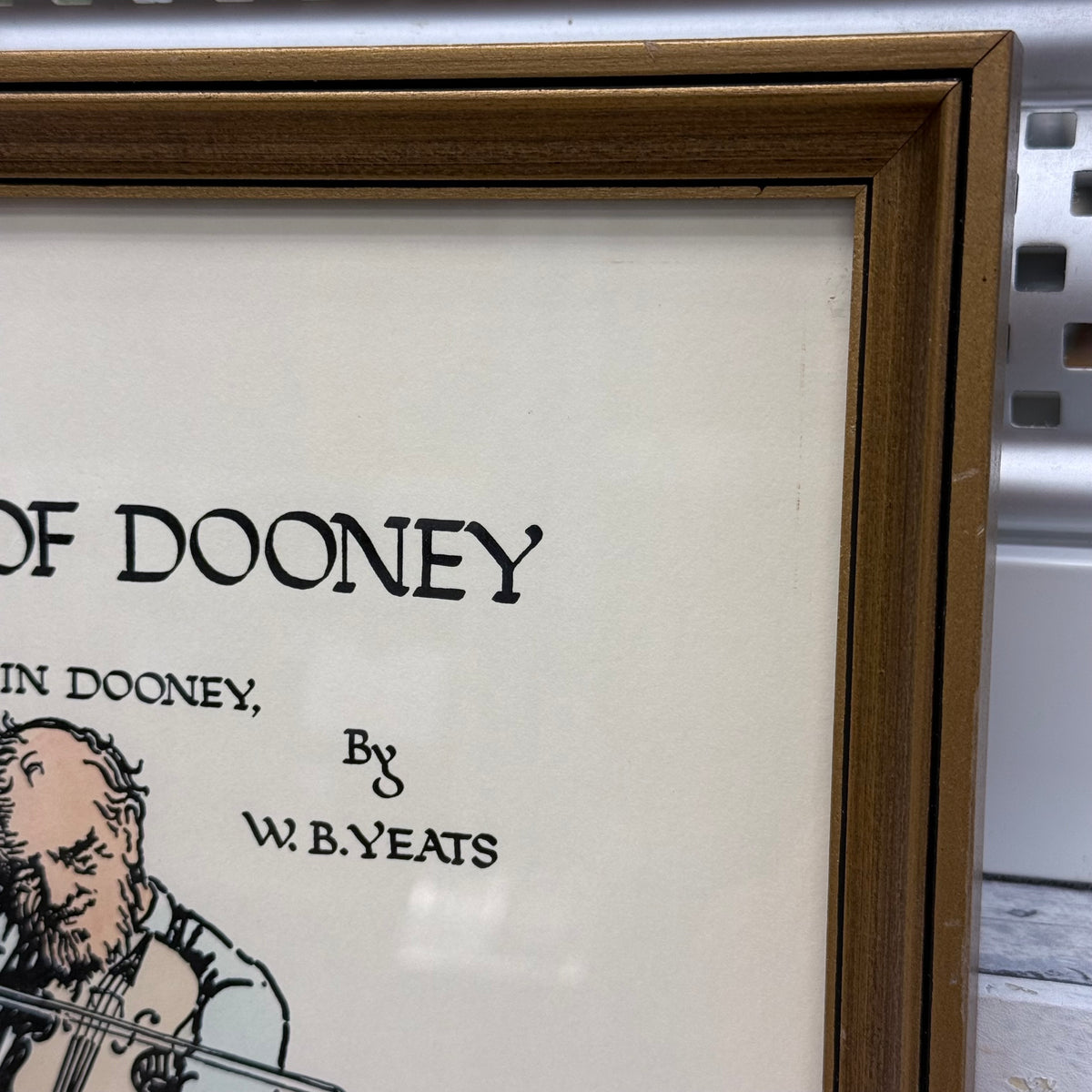 W. B. Yeats The Fiddler of Dooney Framed Irish Poetry Art Print