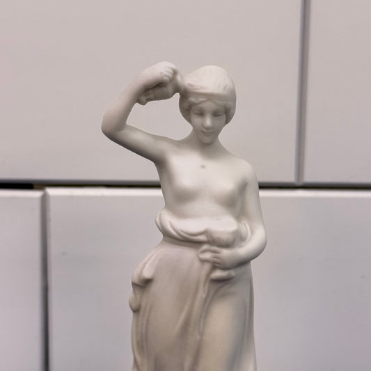 Bisque Porcelain Female Figurine