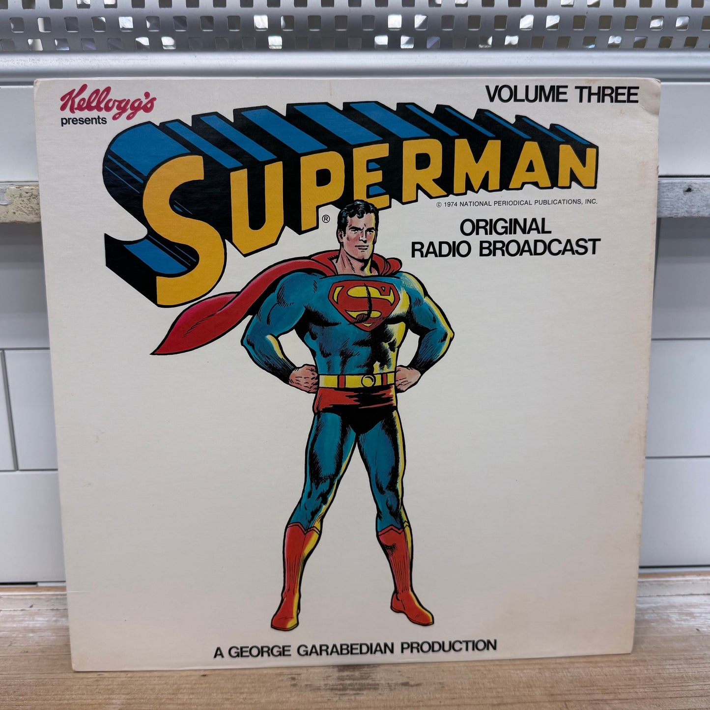 Kellogg’s Superman Radio Broadcast Vinyl Volumes 2-4 1974 #677