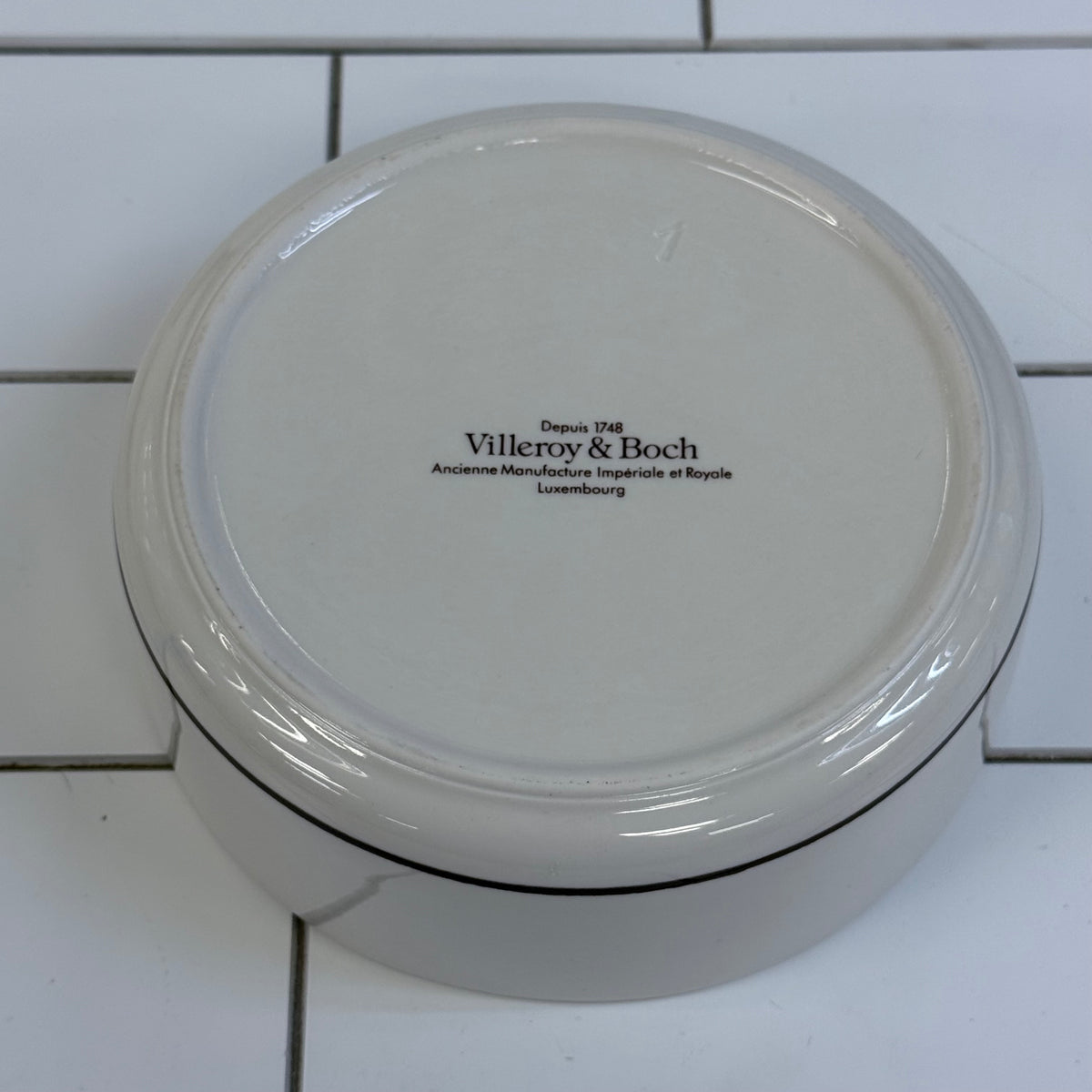 Villeroy & Boch Bird Porcelain Covered Dish Vintage