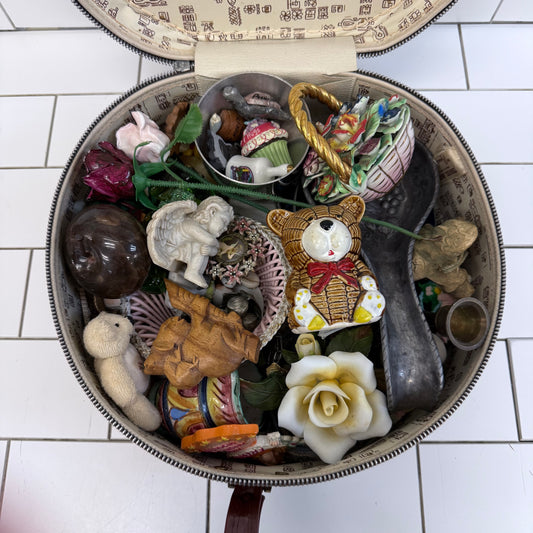 Estate Mystery Hat Box Vintage 9 Lbs