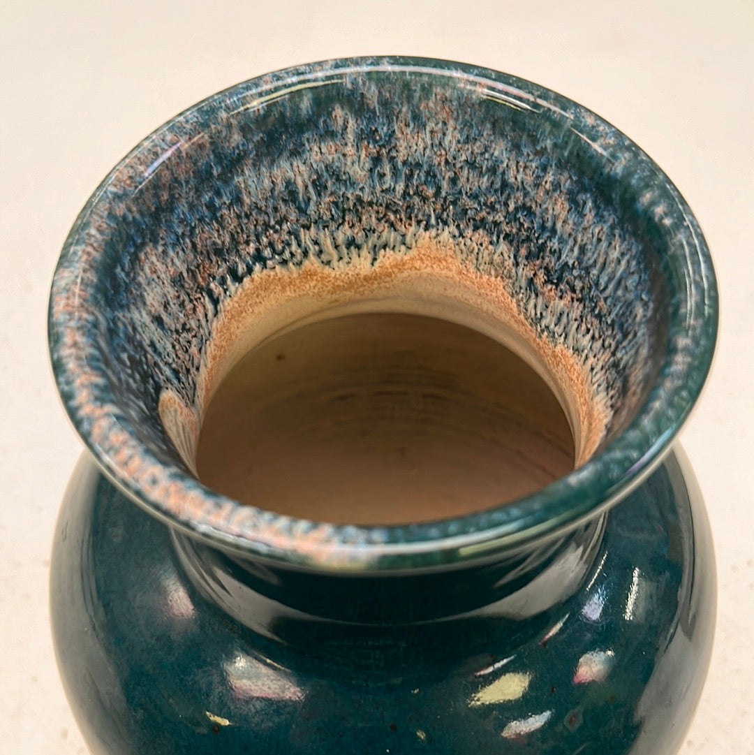 Clarksville Pottery Dip Glaze Vase