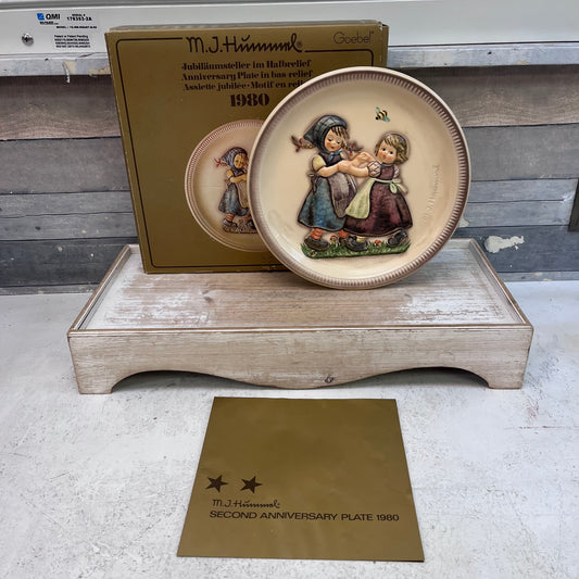 Goebel Hummel Anniversary Spring Dance Plate in Box, 1980