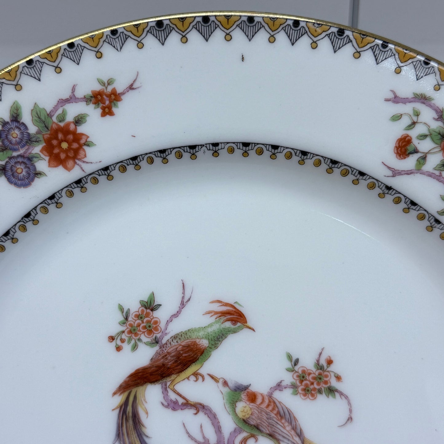 Bawo & Dotter Elite Works Limoges Bird Plate France 1900s