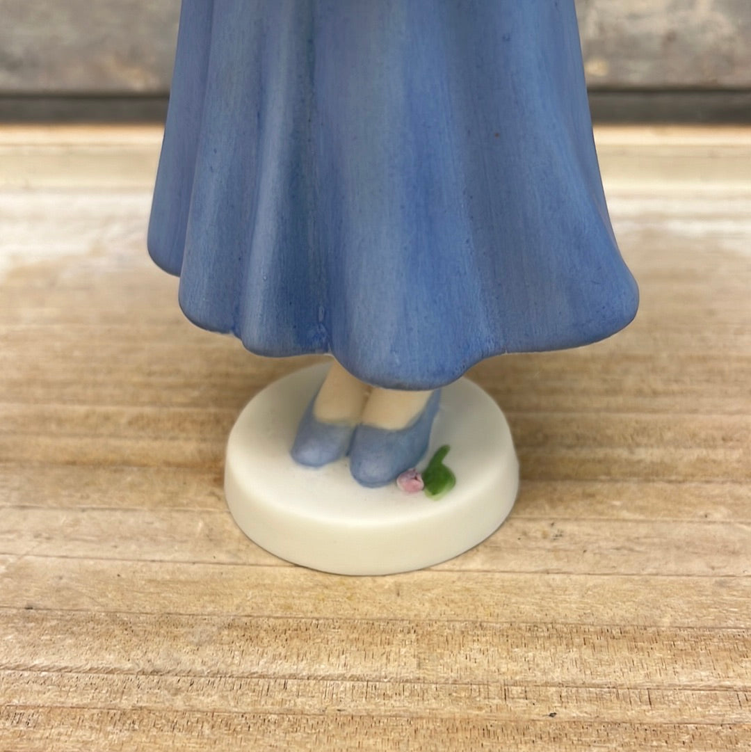 Enesco Growing Up Girls Graduation Porcelain Figurine, 1991