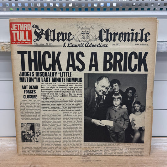 Jethro Tull Thick as a Brick Vinyl Record LP 1972 #MS2072