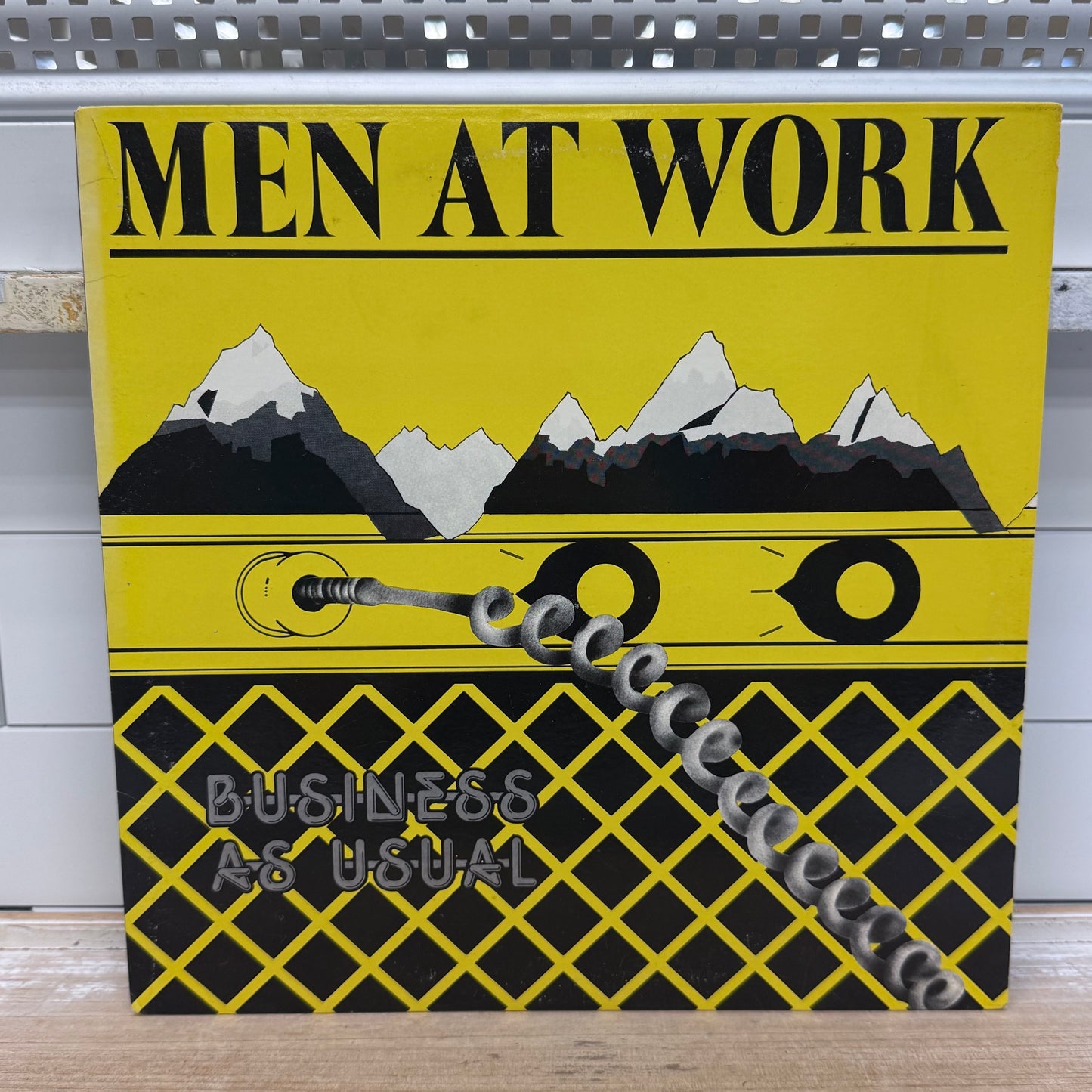 Men at Work Business as Usual Vinyl Record 1982 LP