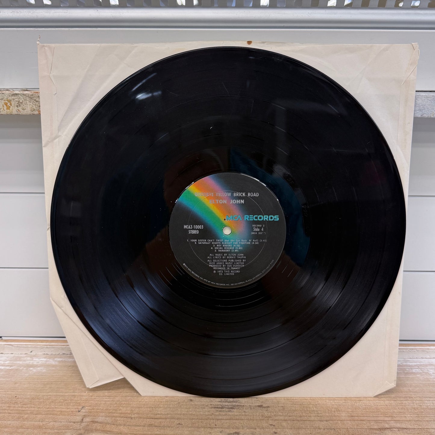 Elton John Goodbye Yellow Brick Road 1973 Double Vinyl LP