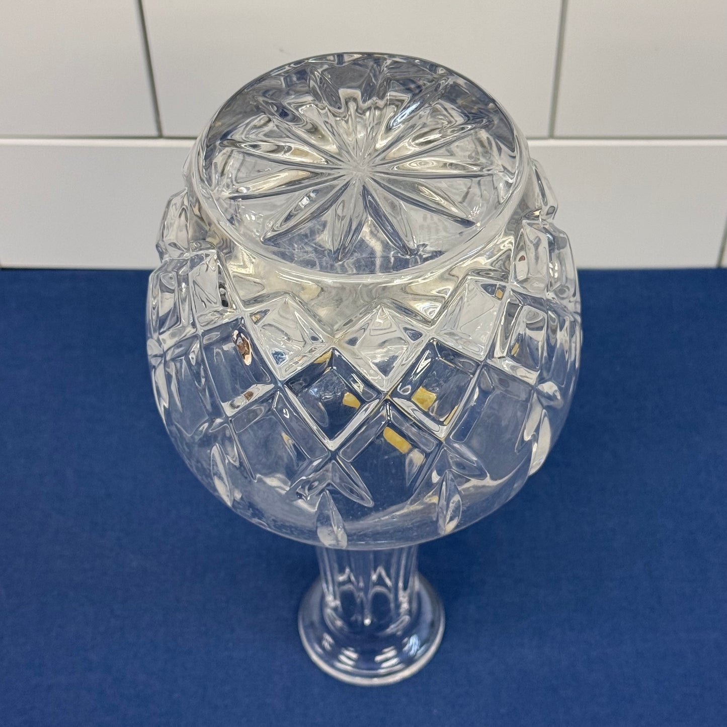 Gorham King Edward Cut Crystal Decanter with Stopper