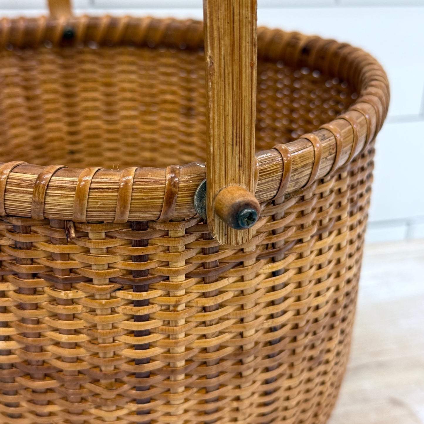 Nantucket Style Lightship Basket