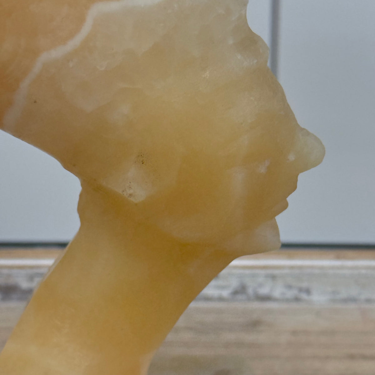 Egyptian Alabaster Nefertiti Bust Sculpture Egypt