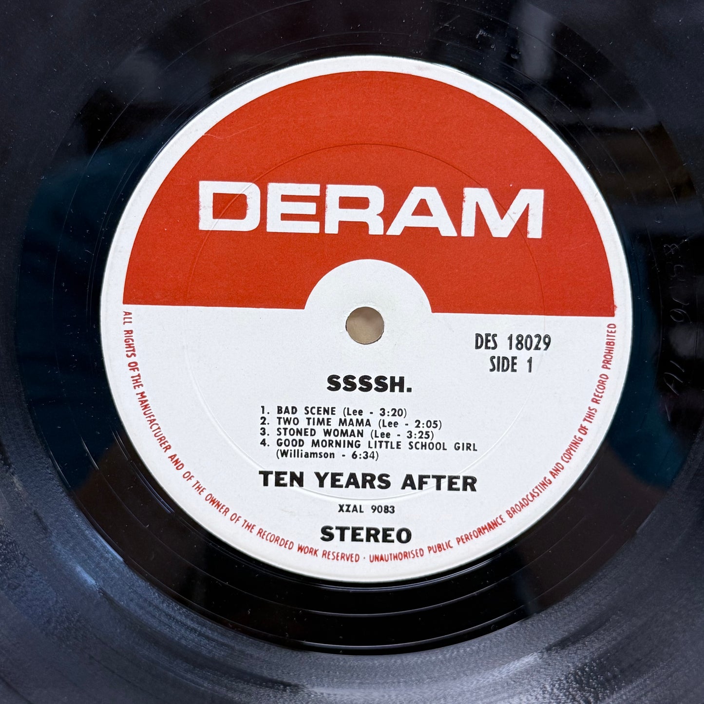 Ten Years After Ssssh Vinyl Record LP 1969