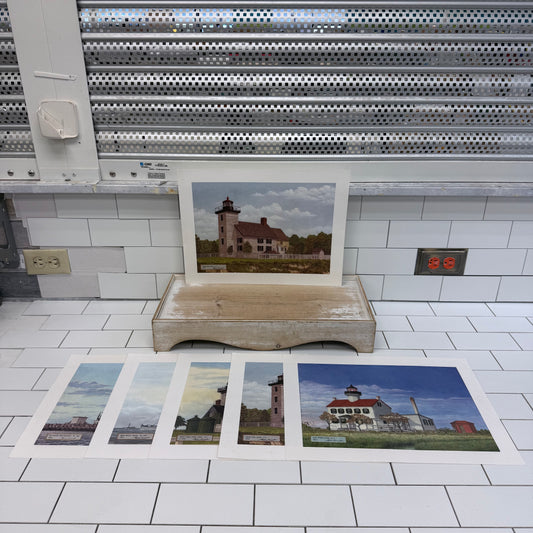 Stephen Harrington Lighthouse Art Prints Set of 6