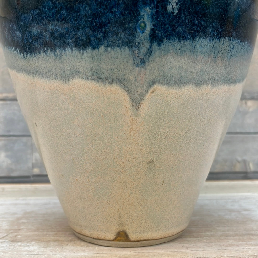 Clarksville Pottery Dip Glaze Vase