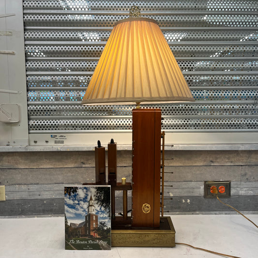 Repurposed Bruton Parish Church Organ Lamp