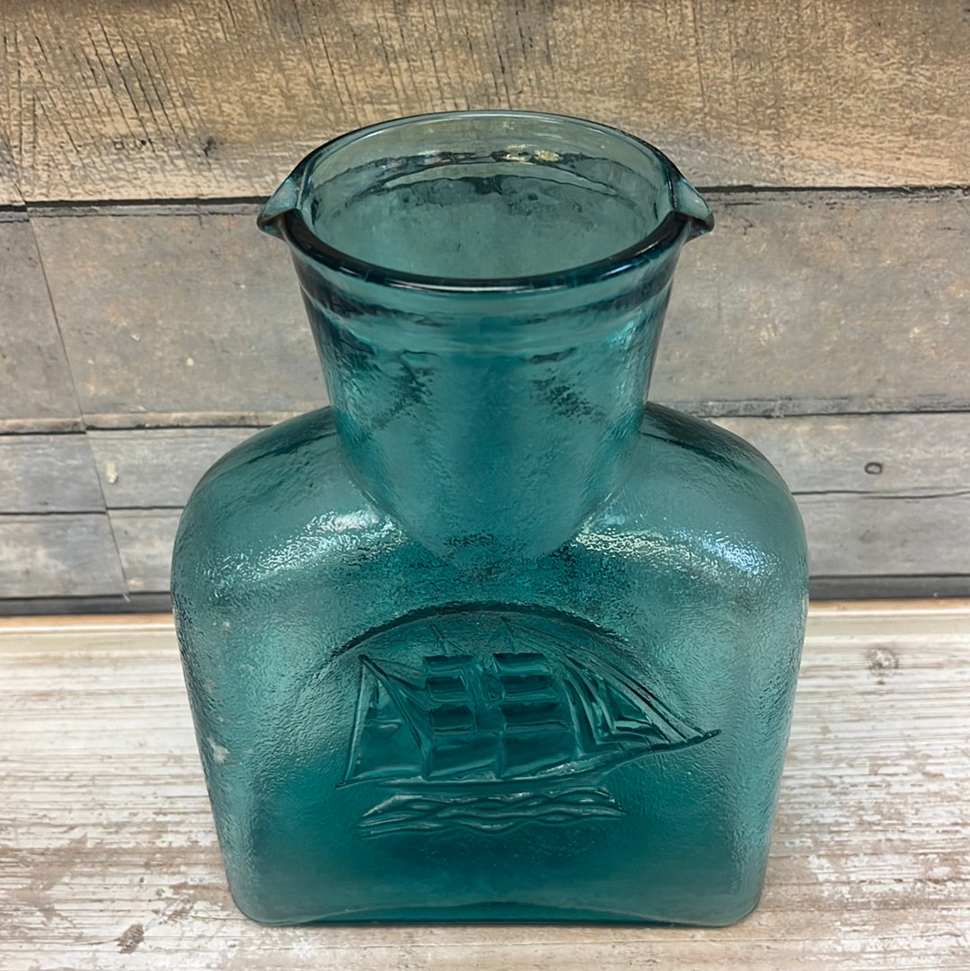 Kanawha Double Spout Glass Pitcher