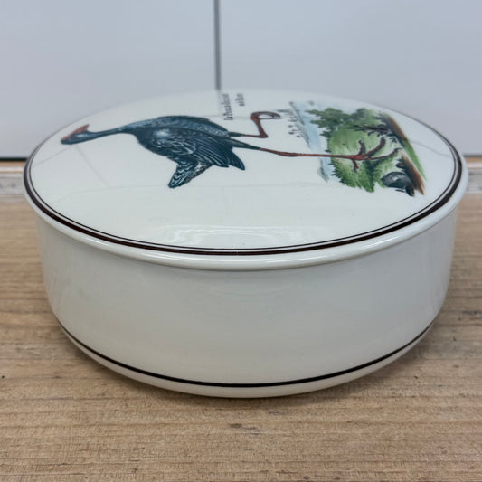 Villeroy & Boch Bird Porcelain Covered Dish Vintage