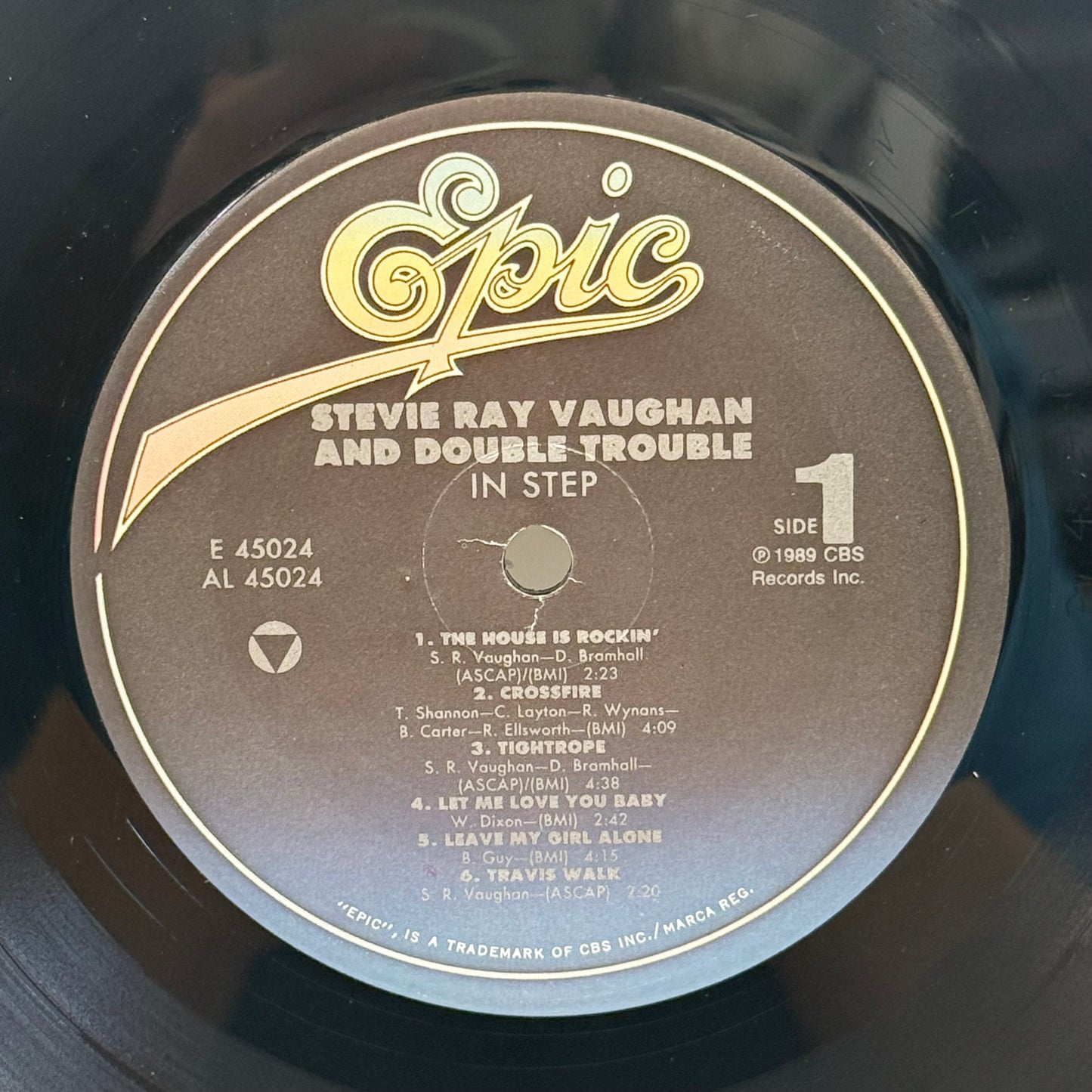 Stevie Ray Vaughan & Double Trouble In Step Vinyl 1989 E 45024