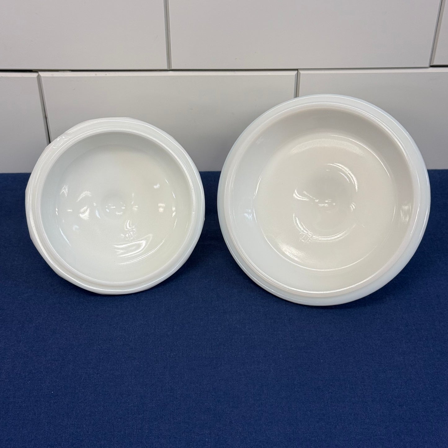 Westmoreland Milk Glass Compote & Canister